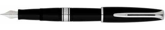  ручки waterman ручка ватерман перьевая в футляре Charleston Ebony Black CT